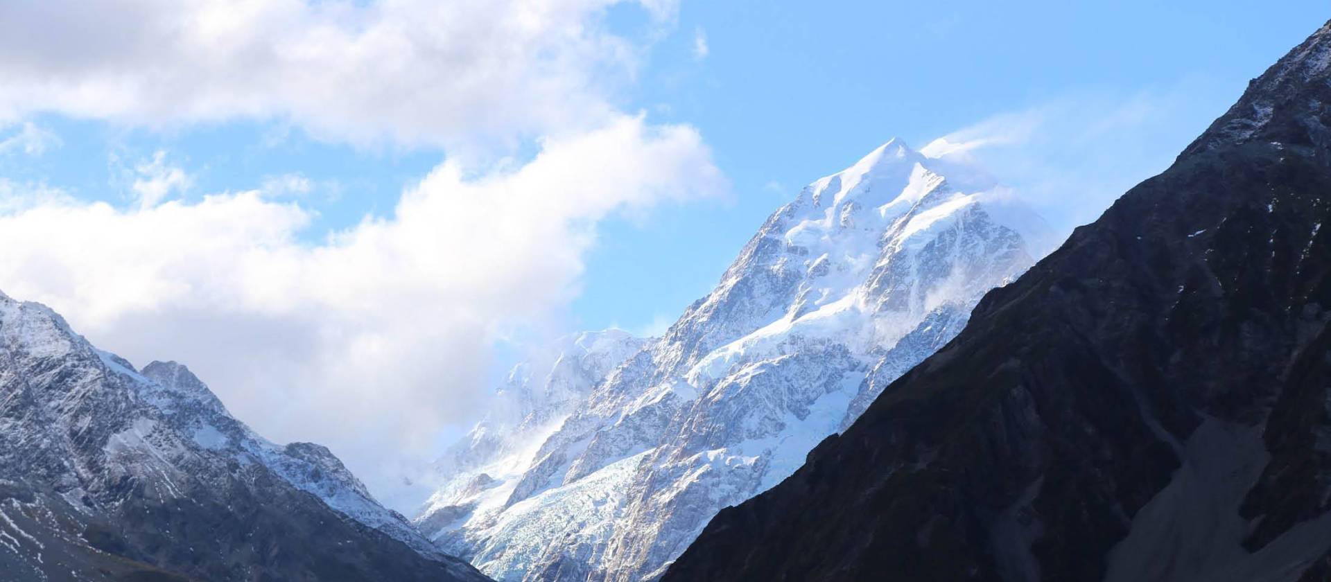 Aoraki/Mt Cook towers over the start point of the Alps to Ocean Cycle Trail. | Neil Bowman