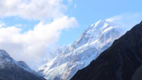 Aoraki/Mt Cook towers over the start point of the Alps to Ocean Cycle Trail. | Neil Bowman