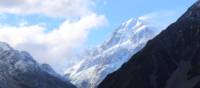 Aoraki/Mt Cook towers over the start point of the Alps to Ocean Cycle Trail. | Neil Bowman