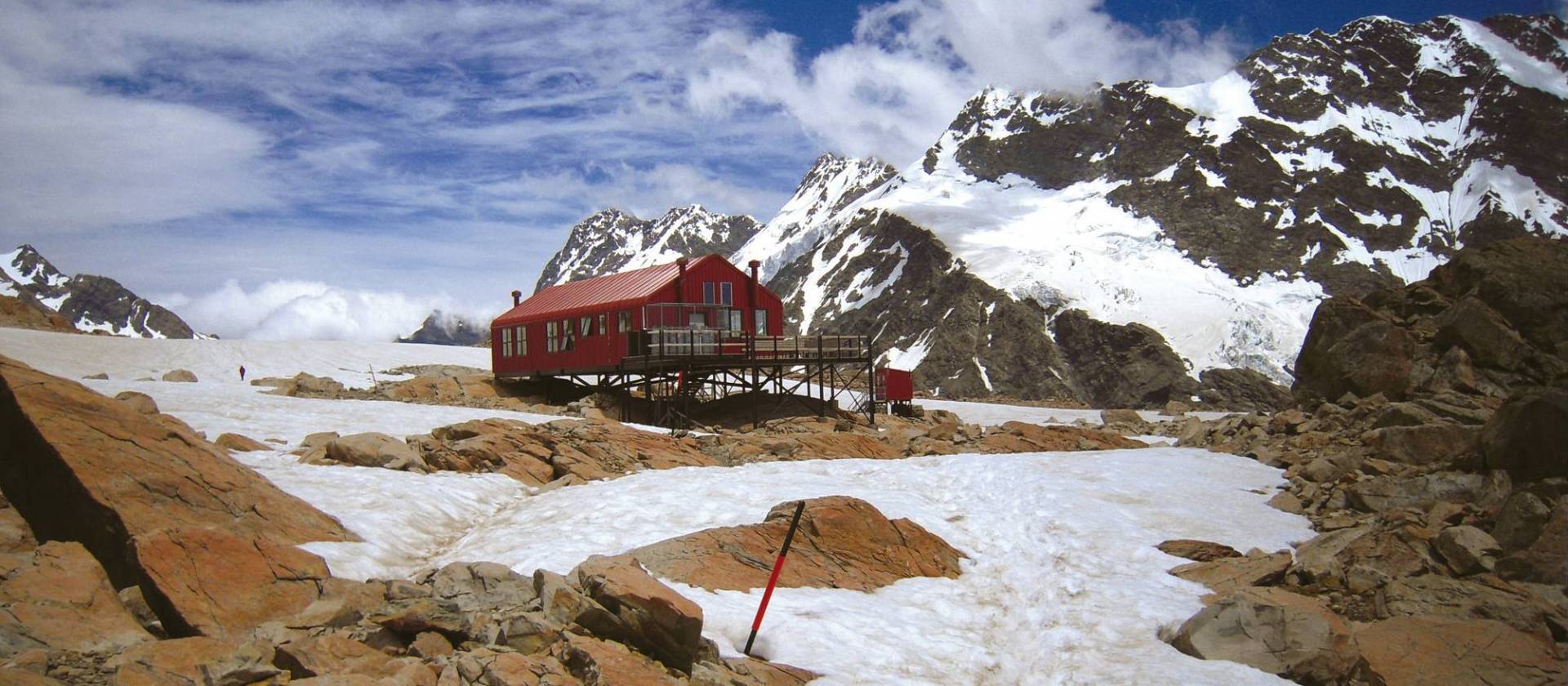 The climb to Mueller Hut from Mt Cook Village is a rewarding one