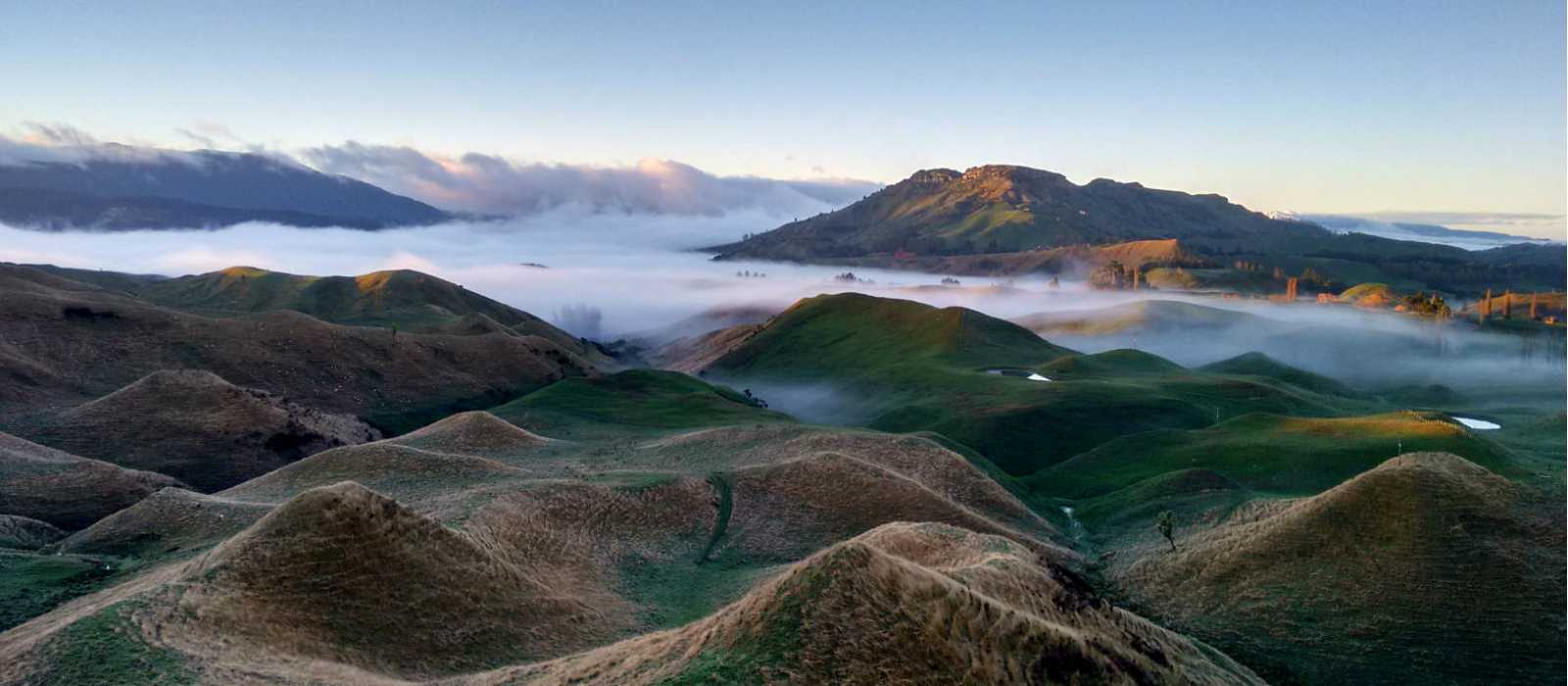 Rolling hills of the Rangitikei District | River Valley Lodge
