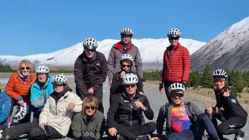 Group photo on the Alps 2 Ocean | Vanessa Wilson