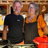 Rob and Col's amazing home-cooked dinner, on your first night in Hokitika | Tracey Croke