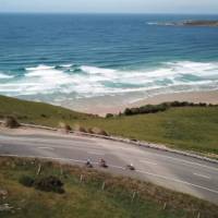 Road cyclists making their way around Papatowai Beach | Reiner Schuster