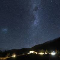 A starry night sky at Lake Ohau Lodge | Lake Ohau