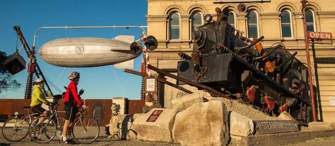 The Alps 2 Ocean finishes in Oamaru, home to some quirky attractions