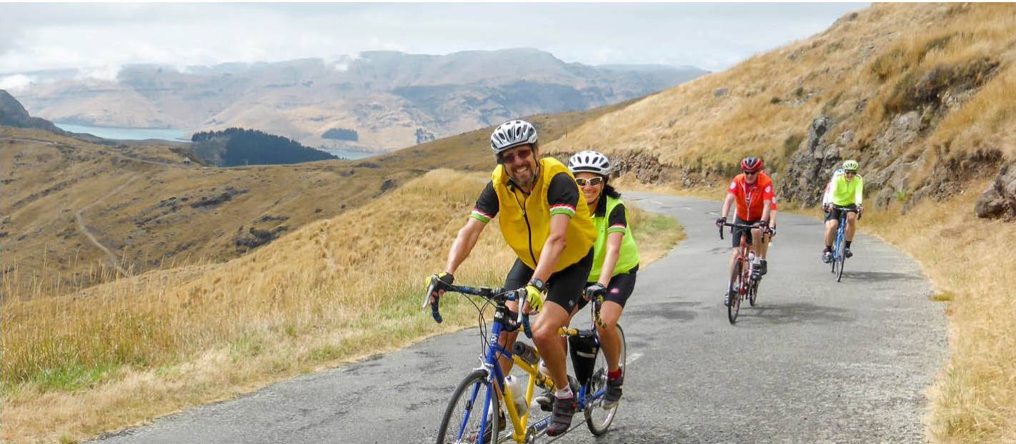 Riding along the Summit Road from Christchurch | Douglas McKay