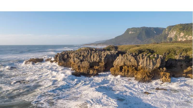 The rugged and wild coastline of the West Coast