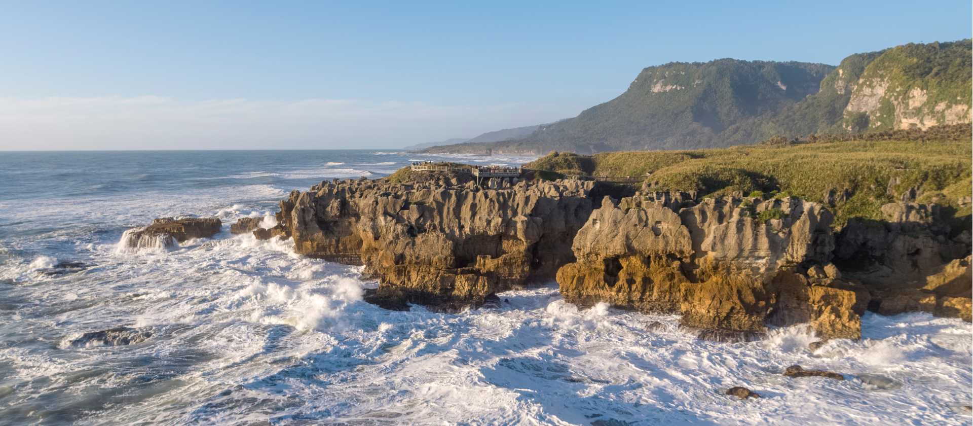 The rugged and wild coastline of the West Coast