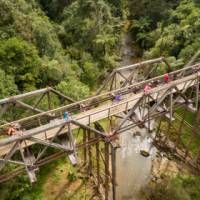 The restored railway bridges on this trail are a highlight | Ruth Lawton Photography