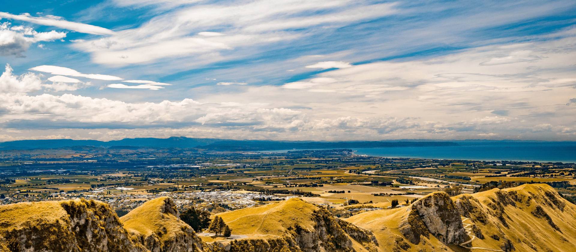 View of Hawkes Bay from Te Mata Peak | Stock shutter