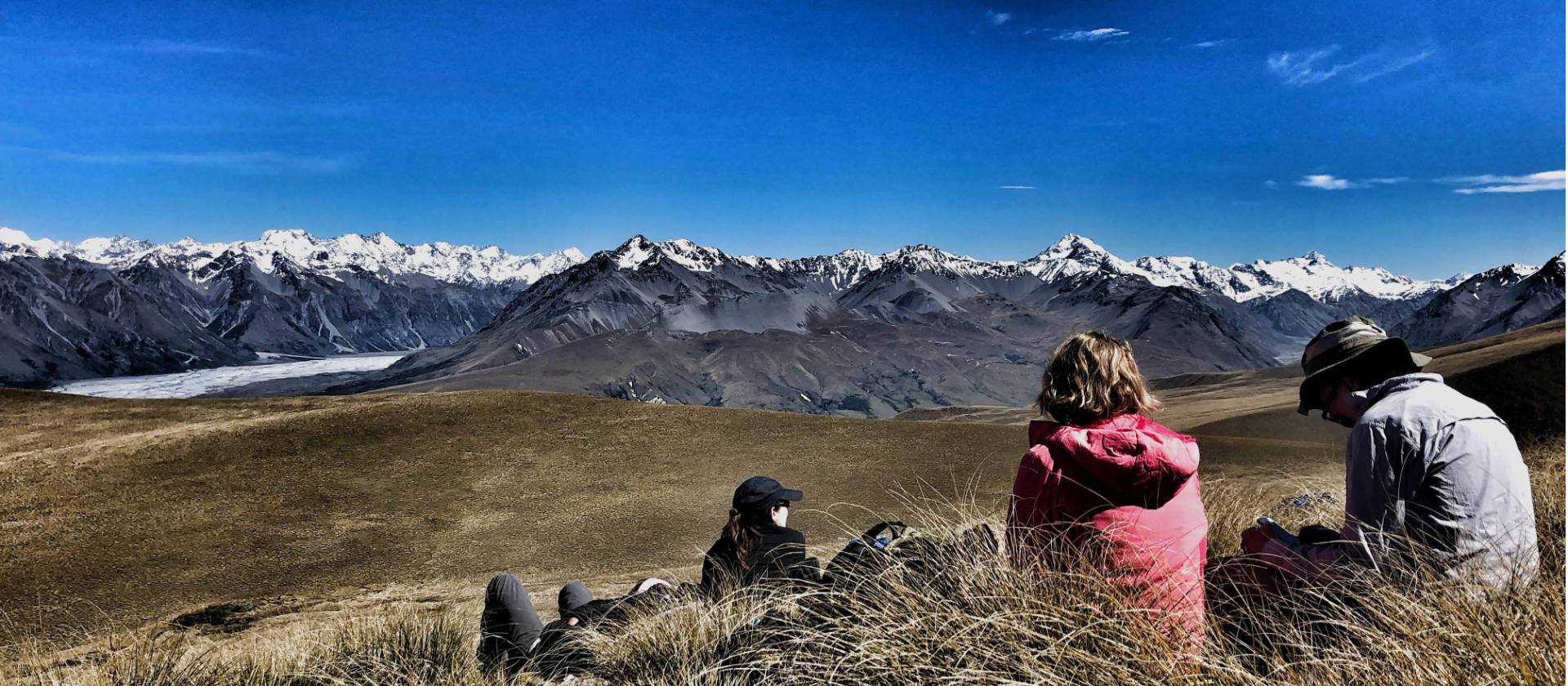 Views towards Aoraki-Mt Cook from the Two Thumb Range near Tekapo | Angela Sexton