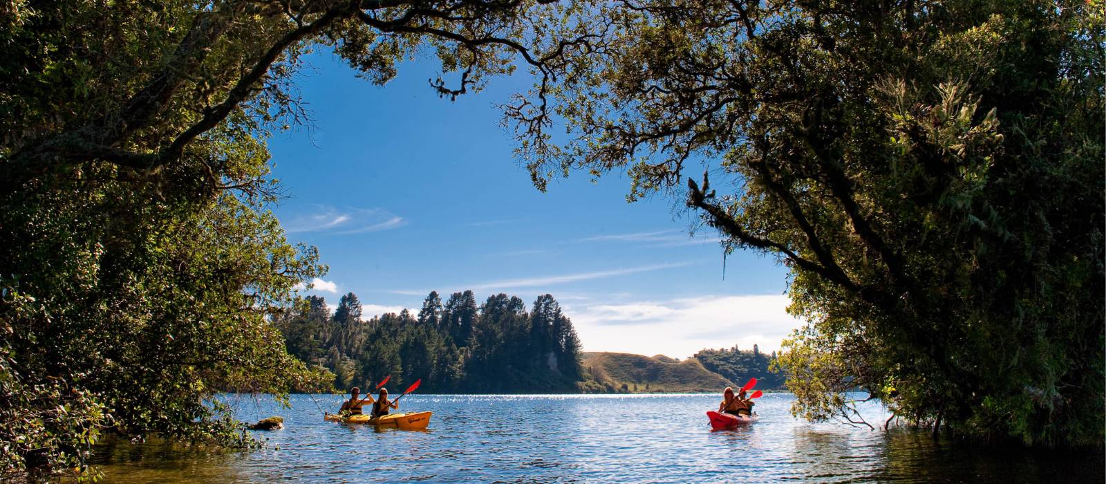 Canoes at Waimarino Adventure Park | Andy Belcher