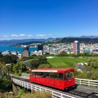 Wellington Cable Car travels up to the botanical gardens and gives views across the city and harbour | Jil Beckman