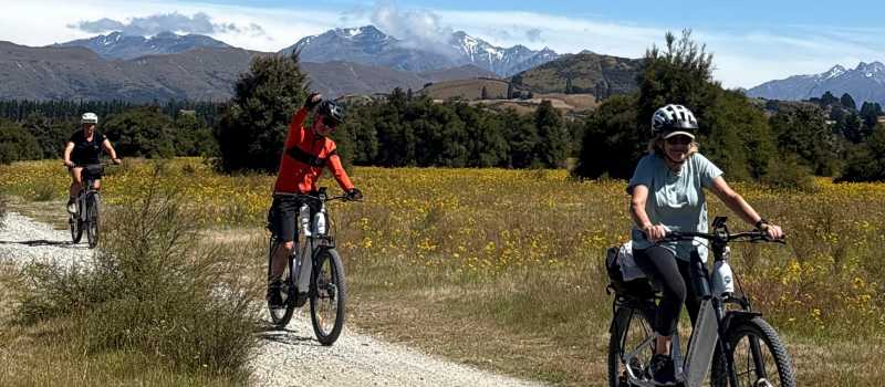 This is the kind of riding that makes the day feel effortless. Lake Hawea Trails at their best. | Sam Duckworth
