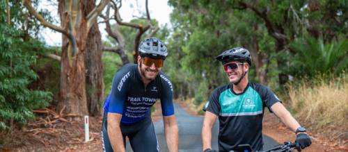 Paul and Dieter from Trail Towns TV